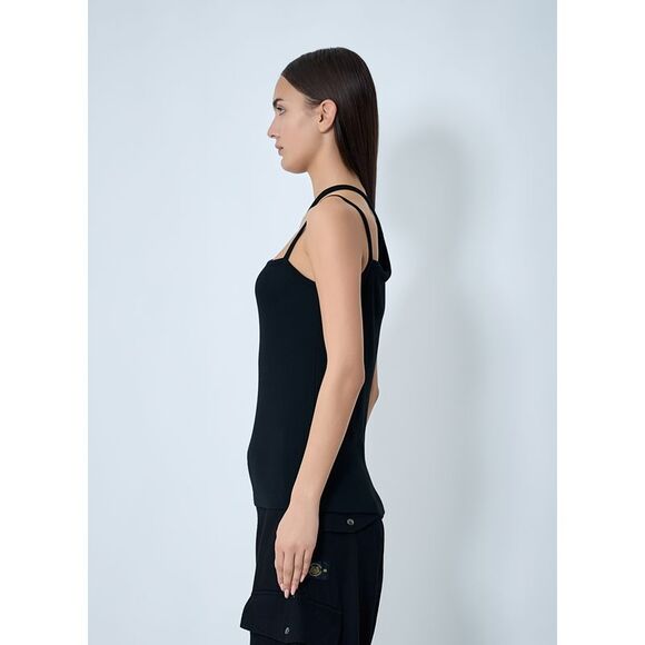 Yohji Yamamoto Women String Detail Camisole - Picture 3 of 6